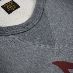 May club -【WESTRIDE】HEAVY WEIGHT FRONT V SWEAT "A.M.C" - GRAY