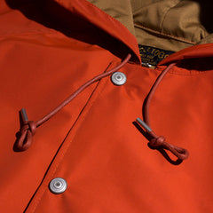CYCLE HOODIE WINDBREAKER:RACING DIVISION(ORANGE) - May club
