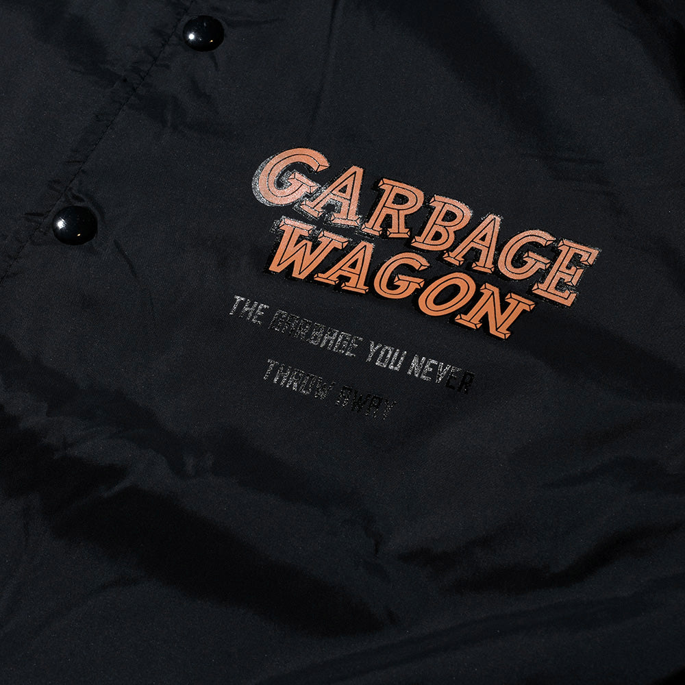 May club -【WESTRIDE】GARBAGE WAGON COACH JACKET - BLACK