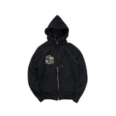 May club -【WESTRIDE】HEAVY WEIGHT FULL-ZIP HOODIE:BIG CHIEF CAFE (BLACK)