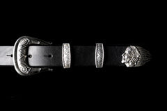 May club -【May club】MAY CLUB ALL SILVER WESTERN BELT
