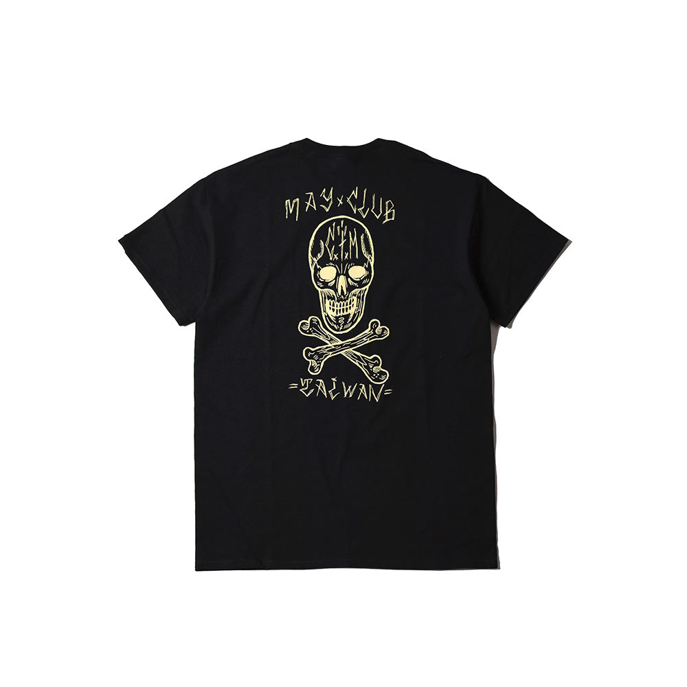 May club -【May club】MAY CLUB x C.T.M SKULL TEE - BLACK