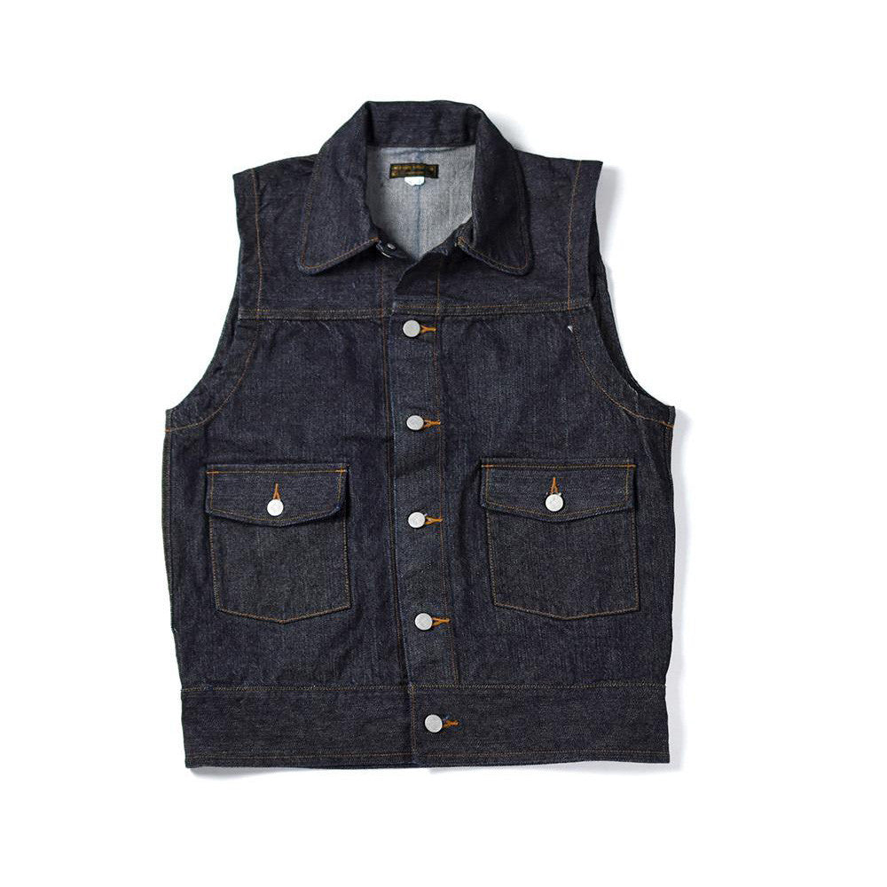 May club -【WESTRIDE】SWASTIKA DENIM VEST