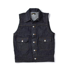 May club -【WESTRIDE】SWASTIKA DENIM VEST