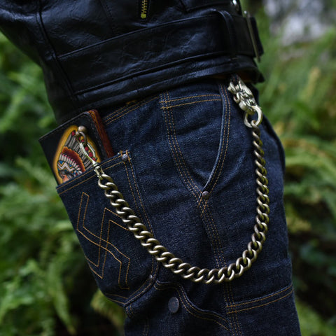 May club -【May club】NATIVE AMERICAN WALLET CHAIN - BRASS Type2