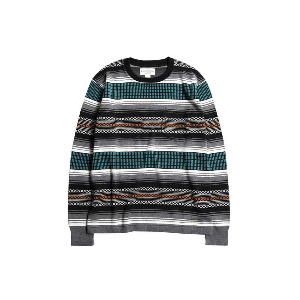 May club -【WESTRIDE】NGT RUG LONG TEE - BLUE