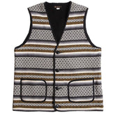 MEXICAN RUG VEST - Vintage White - May club