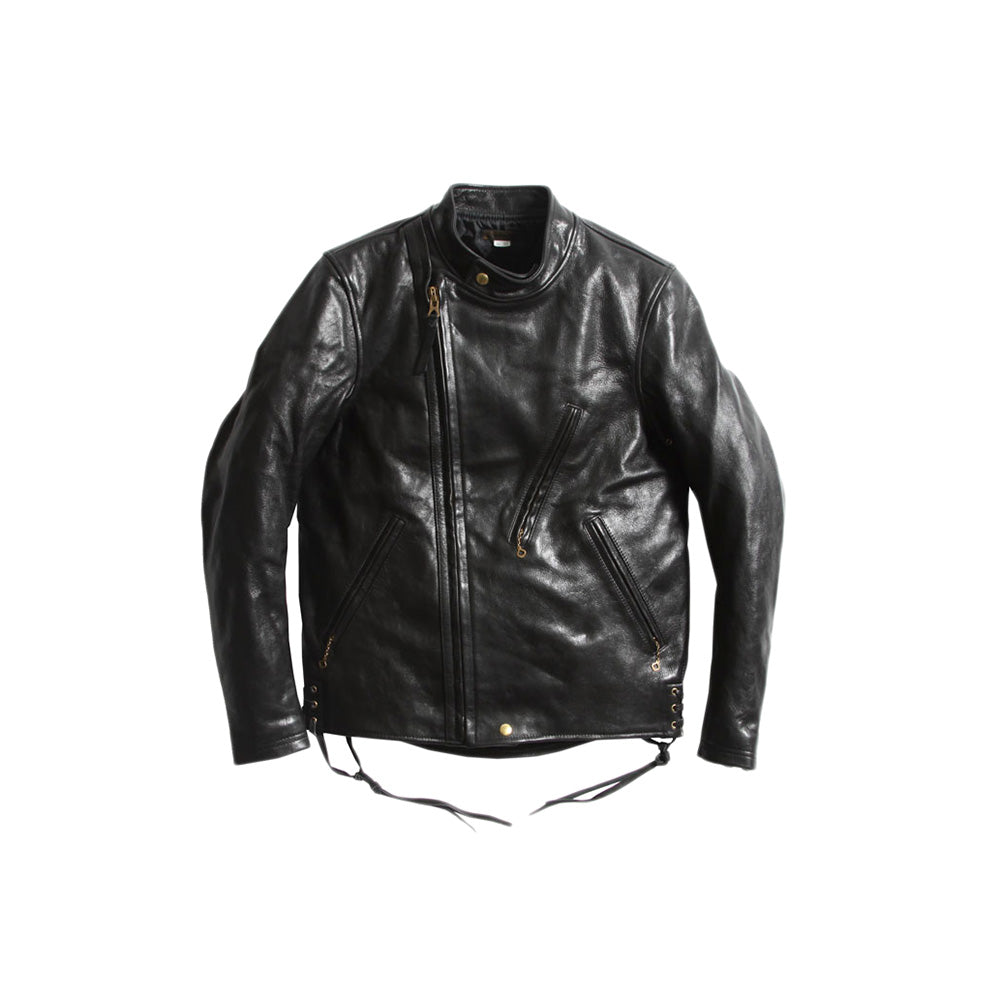 May club -【WESTRIDE】OAK CANYON LEATHER JACKET - BLACK