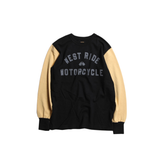 May club -【WESTRIDE】WEST RIDE MC LONG SLEEVES TEE - BLK/L.HNY
