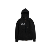 May club -【WESTRIDE】HEAVY WEIGHT FULL ZIP HOODIE - CHECKER FLAG (BLACK)