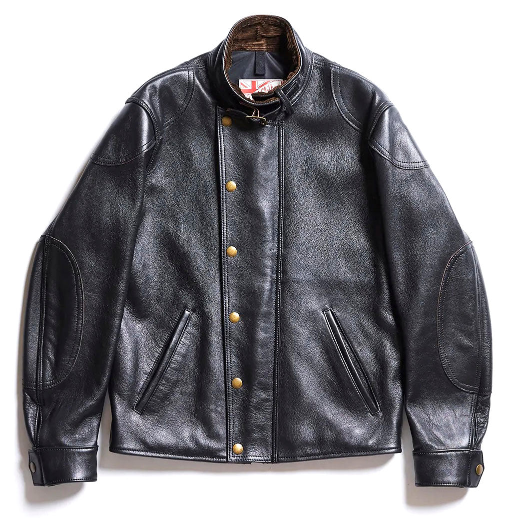 AD-09 SHEEPSKIN ULSTER JACKET - BLACK – May club