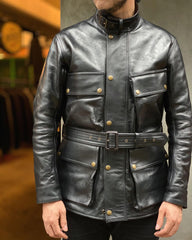 AD-10 HORSEHIDE BMC JACKET - BLACK - May club