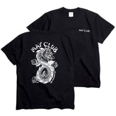 May club -【May club】MAY CLUB X KNUCKLE 8TH ANNIVERSARY TEE - BLACK/WHITE