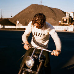 May club -【HWY】ARMY TEE - WHITE