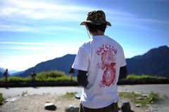 MAY CLUB X KNUCKLE 8TH ANNIVERSARY TEE - WHITE/RED - May club