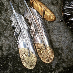 May club -【May club】HALF GOLD TAICHI FEATHER - SWASTIKA