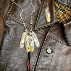 May club -【May club】HALF GOLD TAICHI FEATHER - CONCHO