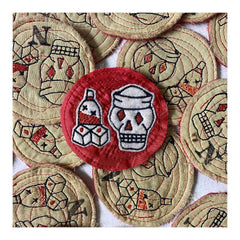 PATCH - SKULL AND DICE - May club