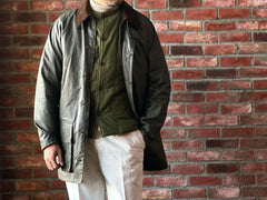 ACV-WX04 WAXED COTTON BRISTOL JACKET - OLIVE - May club