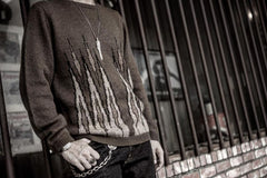 BACKGAMMON CREW KNIT - May club