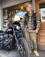 SUPPLEX CYCLE HOODIE WINDBREAKER - TIGER CAMO - May club