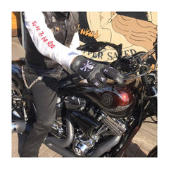 May club -【WESTRIDE】TEXTILE GLOVE - SKULL(GREY)