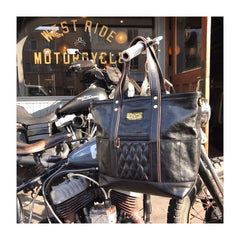 May club -【WESTRIDE】HORSEHIDE PADDED TOTE BAG
