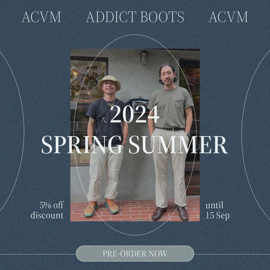 2024 春夏 ACVM 與 ADDICT BOOTS 預購 - May club