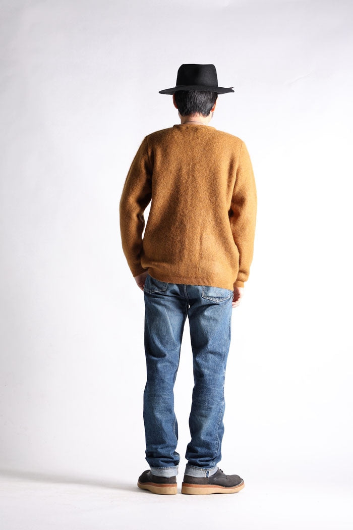 VINTAGE MOHAIR CARDIGAN - CAMEL