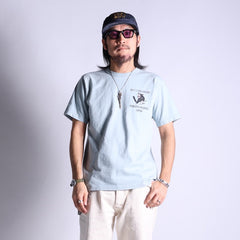 "AIR BASE" TEE - AQUA