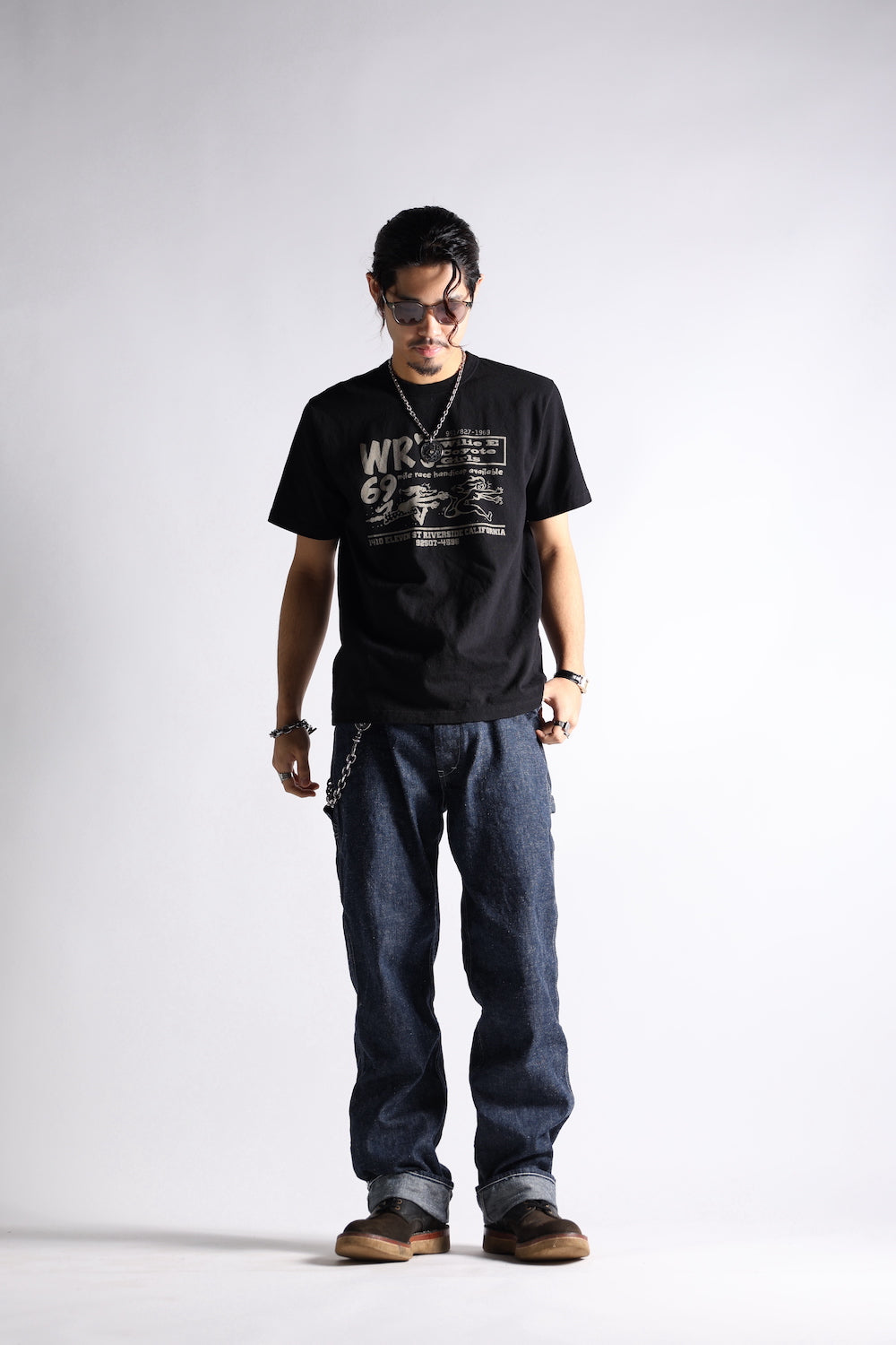 "WR'S 69" TEE - BLACK
