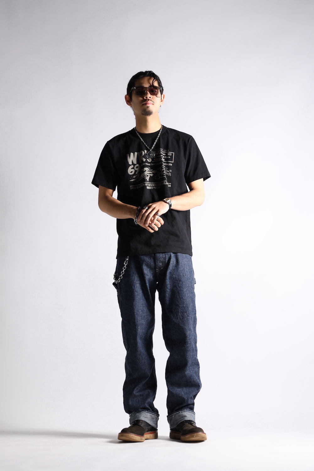 "WR'S 69" TEE - BLACK