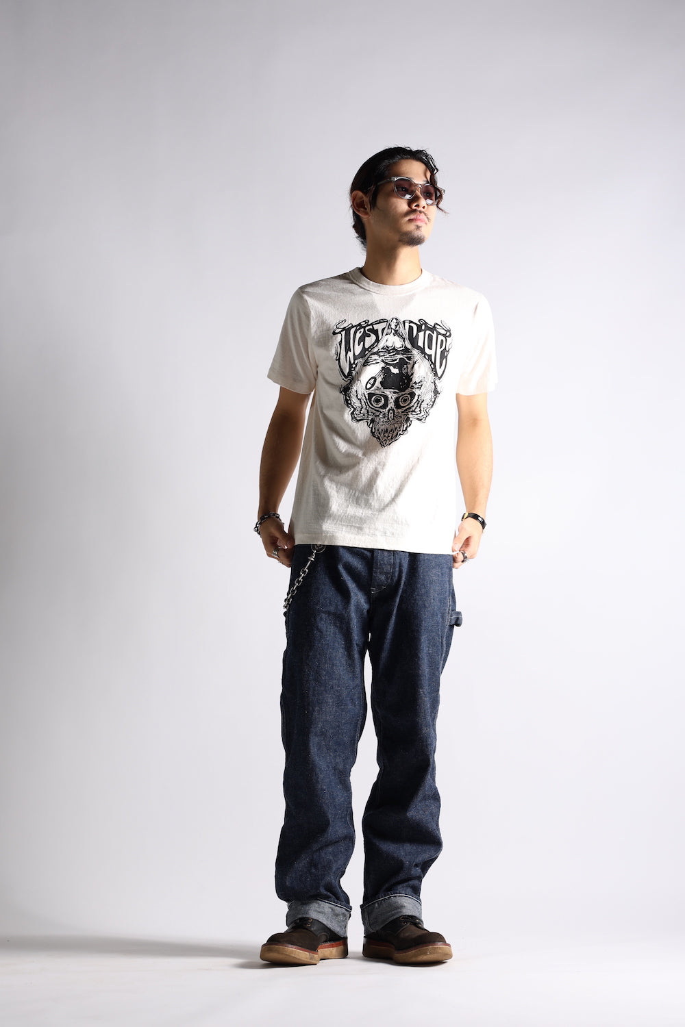 V25 SKULL MIND TEE - OFF