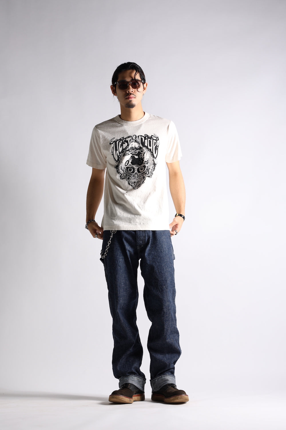 V25 SKULL MIND TEE - OFF