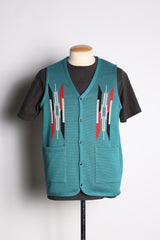 26SS NGT NATIVE VEST - TURQUOISE