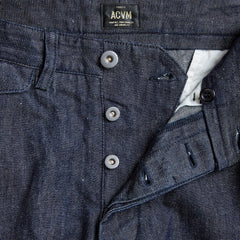 ACV-TR01CLD COTTON LINEN DENIM WORK TROUSERS - May club