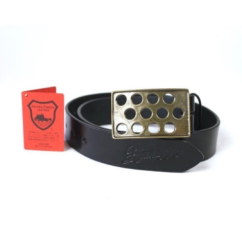 DRILLED BUCKLE BELT BRASS