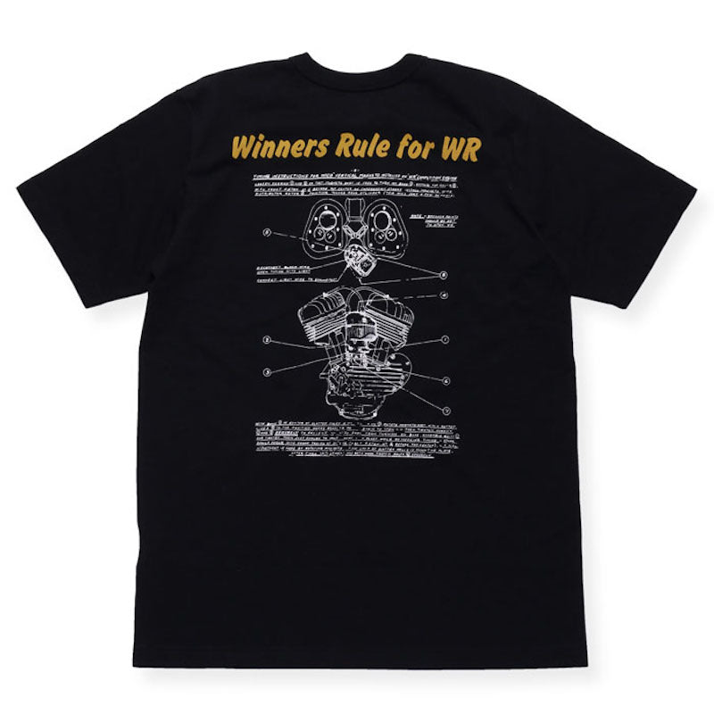 "WINNERS RULE" TEE - BLACK - May club