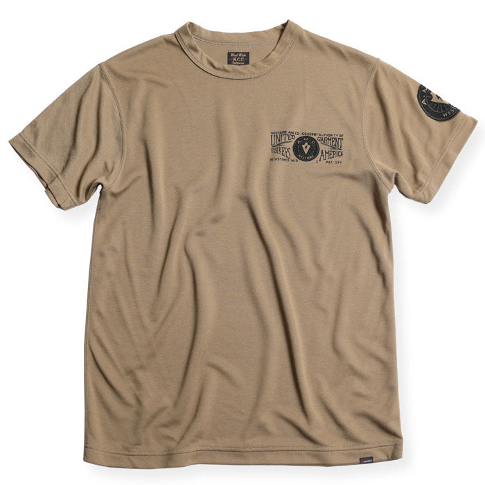 POWER DRY TEE - A.M.C BEIGE - May club