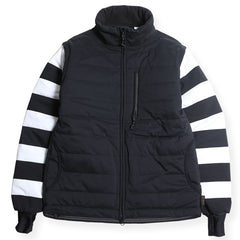 DETACHABLE COMFORMAX JACKET - BLACK / CREAM - May club