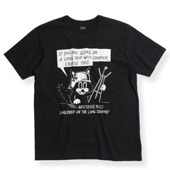 "A LONG TRIP" TEE - BLACK