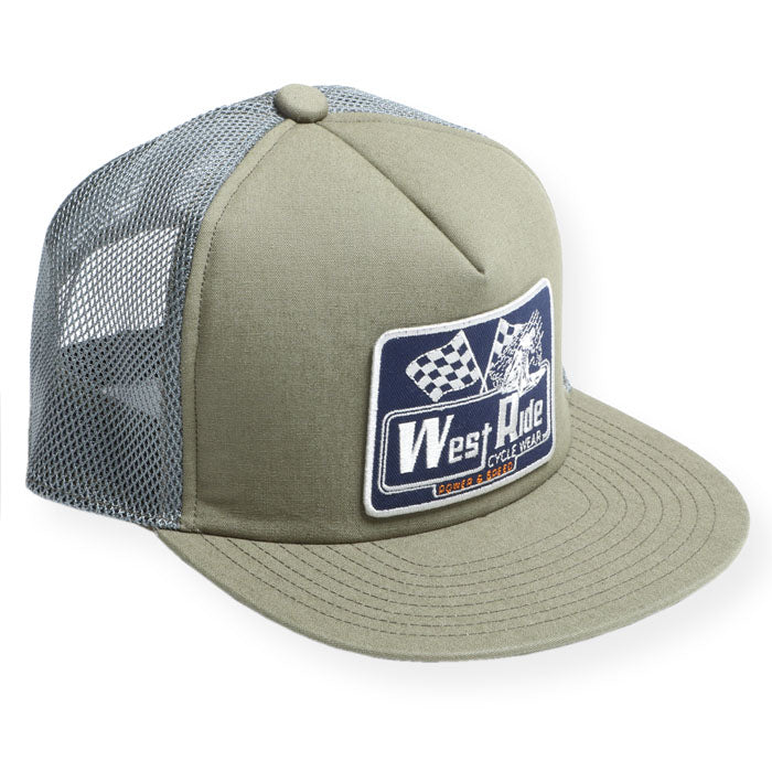 MESH CAP：FLAGS KHAKI/KHAKI