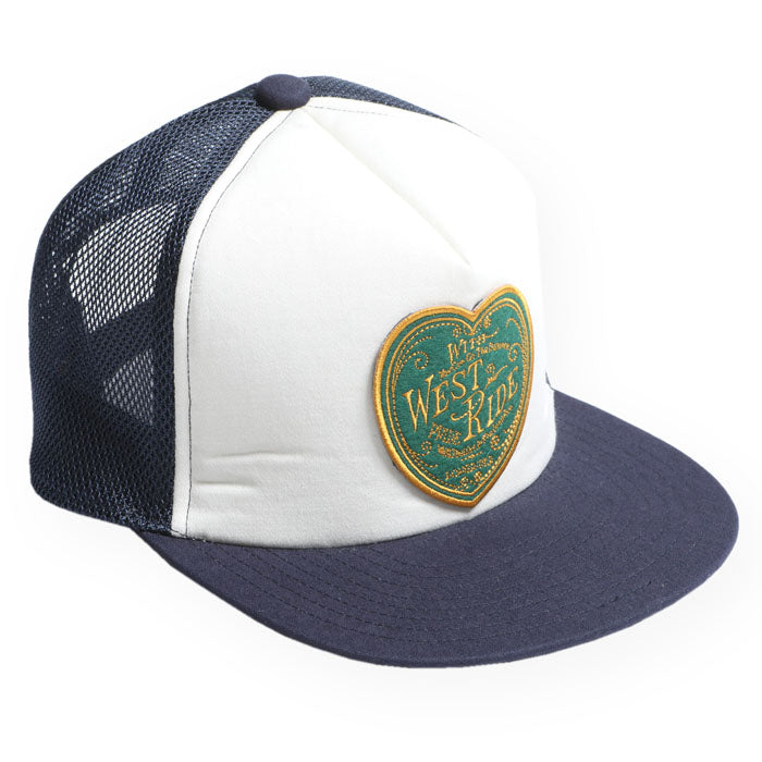 MESH CAP：HEART OF NAVY/OFF