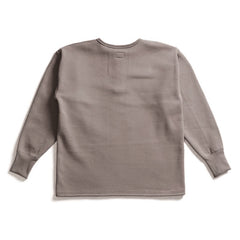 ACV-SW04 FLEECE LINED HENLEY-NECK SWEATSHIRTS - SAND - May club