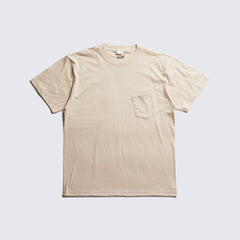 ACV-CSP00 ACVM POCKET TEE - BEIGE