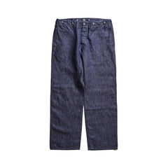 ACV-TR03CLD COTTON LINEN DENIM BUCKLE BACK TROUSERS