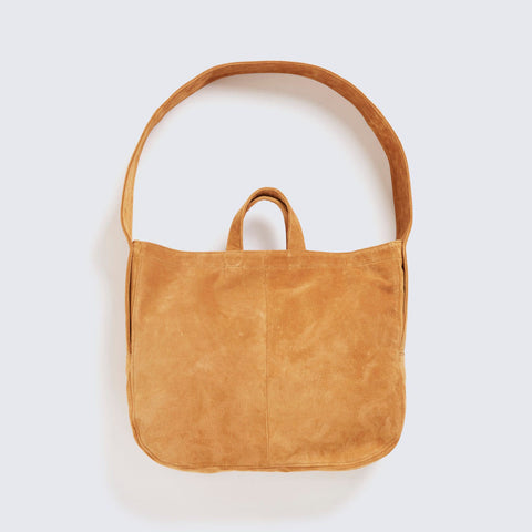 ACV-BG06PS-PNT PIG SUEDE NEWSPAPER BAG