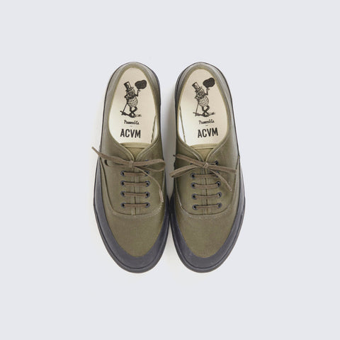 ACV-SNK01WX-PNT WAXED COTTON P-DECK SHOES