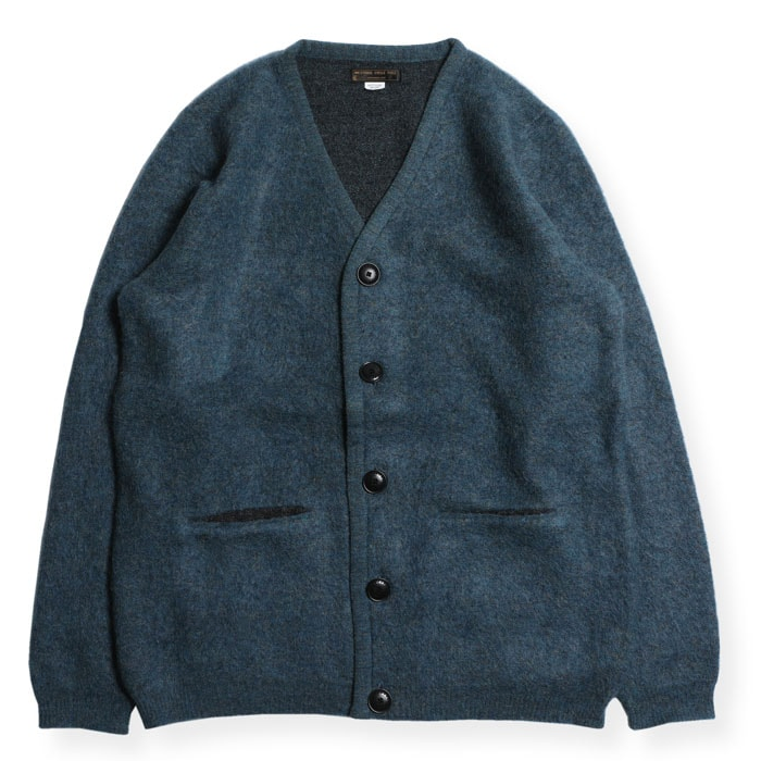 VINTAGE MOHAIR CARDIGAN - BLUE