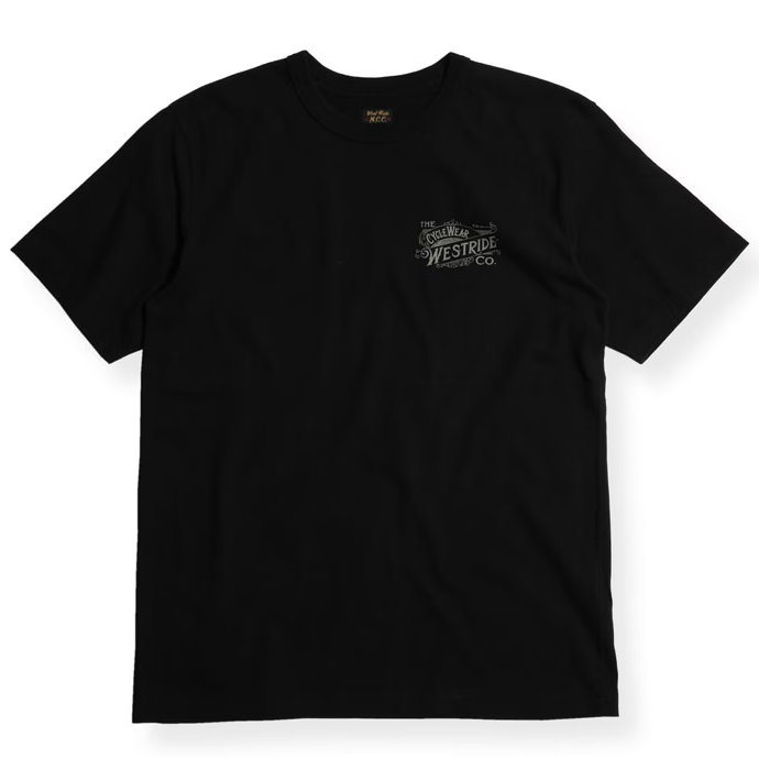 "WR CO" TEE - BLACK